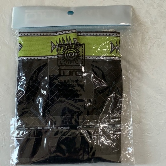 Turq SWIMBRIEF -Black/Fish - Picture 4 of 9